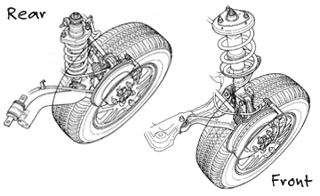 2001 Honda crv rear suspension #4