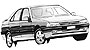 Peugeot 1989 405 4-dr sedan