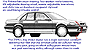 Nissan 1989 Pintara T 4-dr sedan