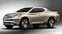 Geneva show: Mitsubishi reveals diesel hybrid ute