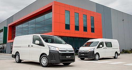 Toyota updates HiAce and Granvia for 2022