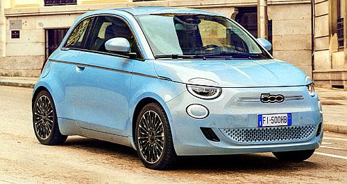 Fiat 500e La Prima here mid-year from $52,500