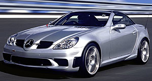 SLK track car for the road