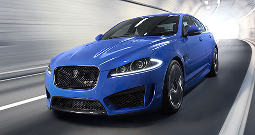 LA show: Jaguar XFR-S set to pick a blue with Germans