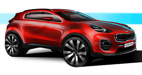 Frankfurt show: Kia sketches new Sportage