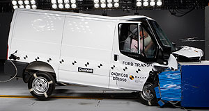 Three stars for Ford, Suzuki work vans in crash test