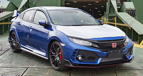 Honda’s new Civic Type R touches down