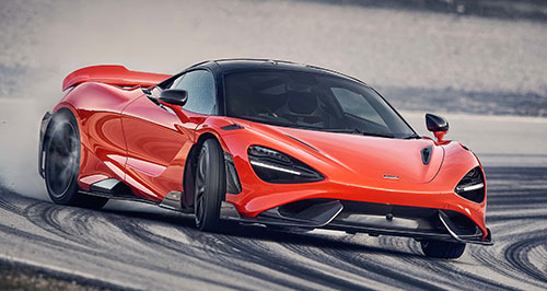 McLaren 765LT coupe blasts into view