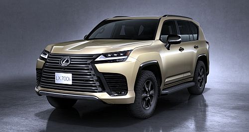 Lexus LX700h presages LandCruiser hybrid