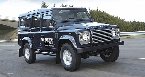 Geneva show: Landie Defender not your usual EV