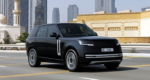 Range Rover EV tested in Middle East desert