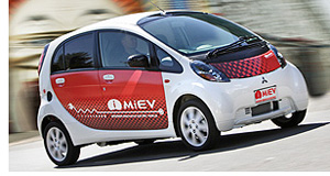 Mitsubishi shares spike on higher i-MiEV forecast