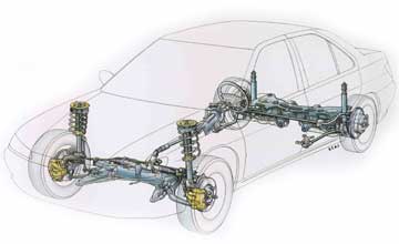 1999 Peugeot 406 SV sedan | GoAuto - Suspension