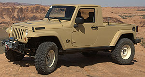 Jeep 2010 Wrangler ute - First look: Jeep delivers Wrangler ute | GoAuto